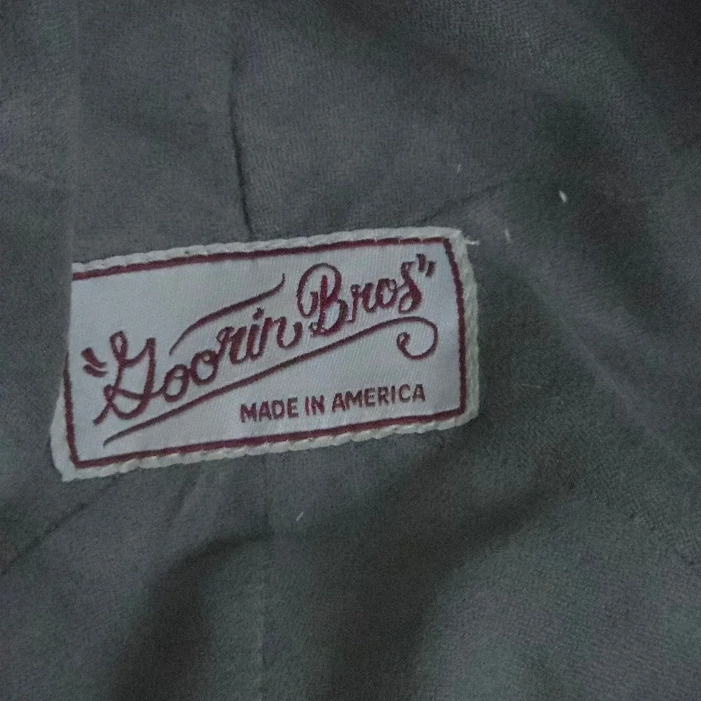 Goorin Bros Hat Cap Flat Ivy Newsboy Mens Grey Wool Blend Made In USA Adult OSFM